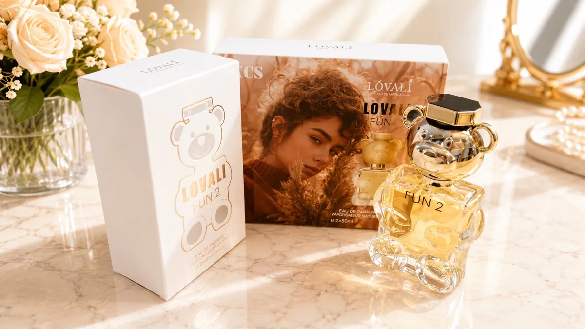 Lövali Fun 2 Perfumy 2x50ml Złoty Miś