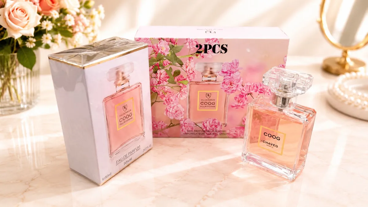 Zestaw Perfum COOG Pour Femme 2x50ml Różowy