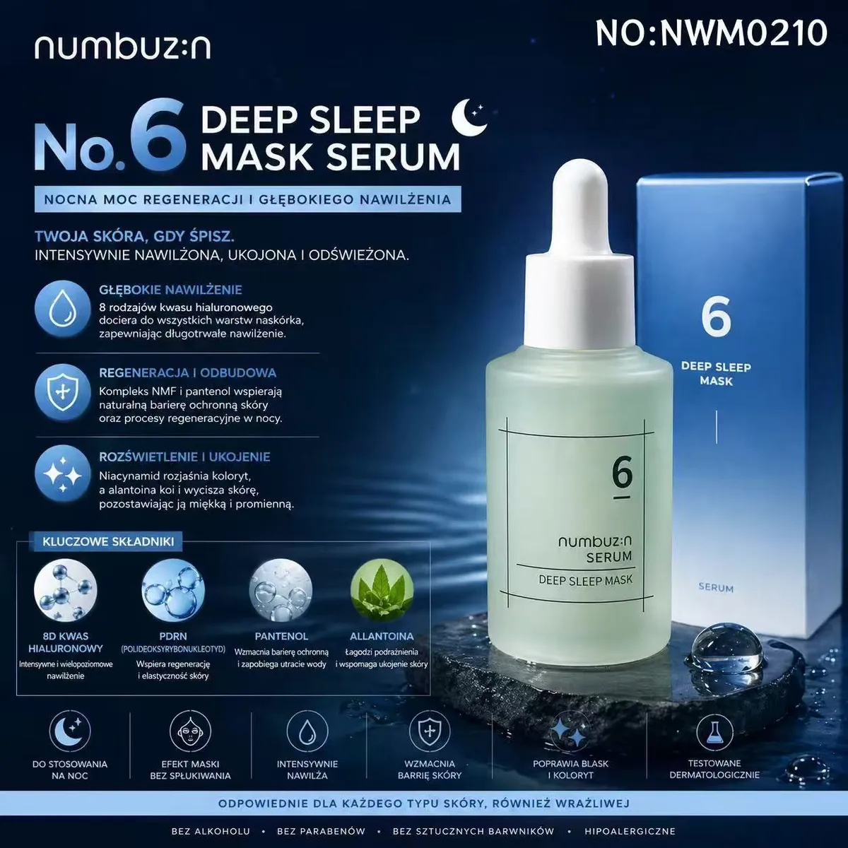 Numbuzin No.6 Deep Sleep Mask Serum 30ml