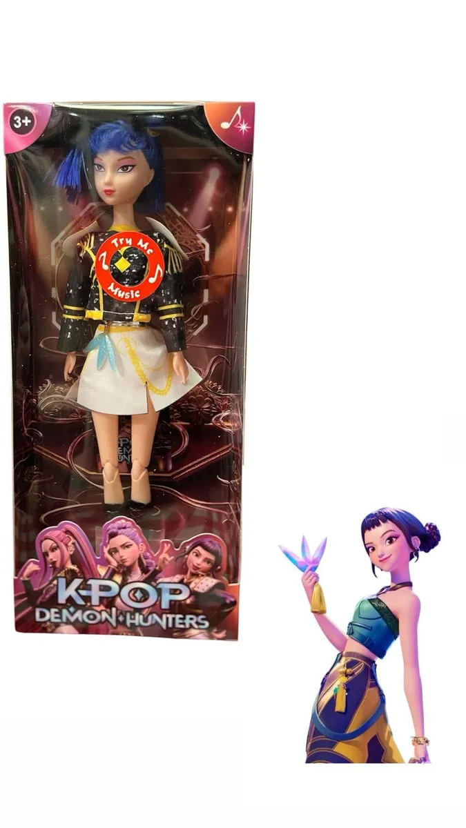 Lalka K-Pop Demon Hunters Blue Hair 3+