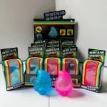 Dream Drop Squeezable Niebieski z Brokatem 9cm