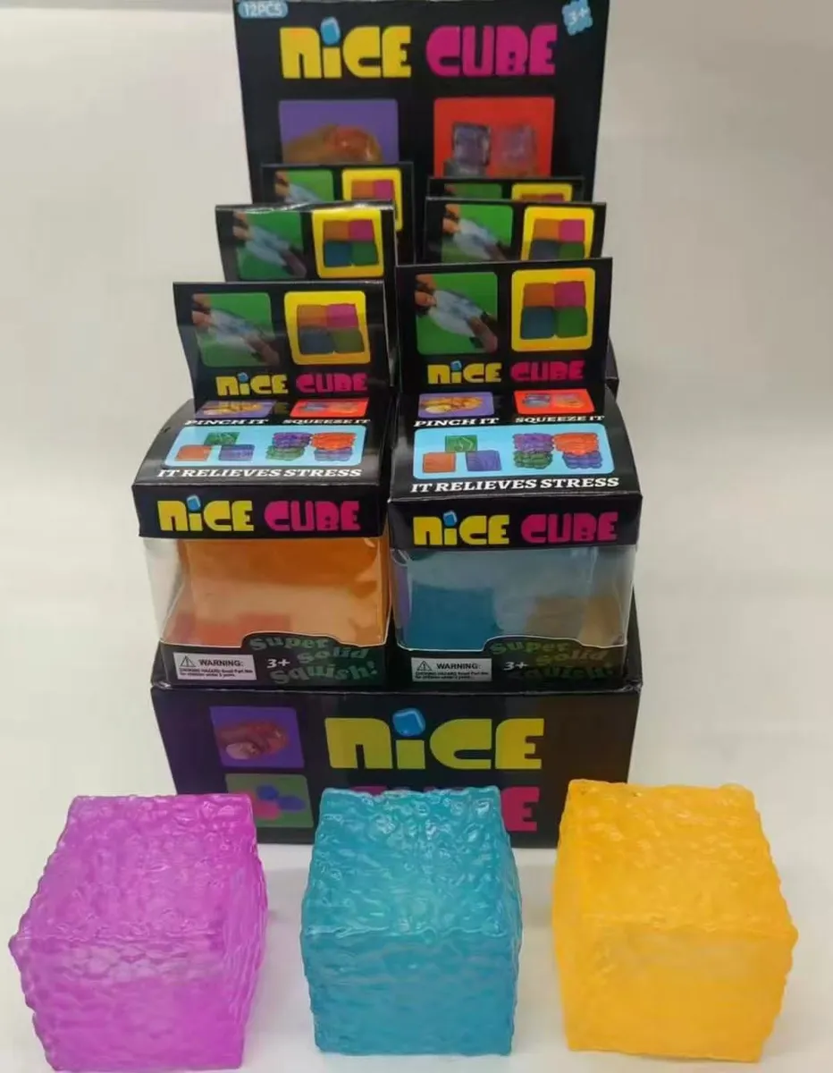 Nice Cube Sensoryczny Kolorowy 6,5 cm