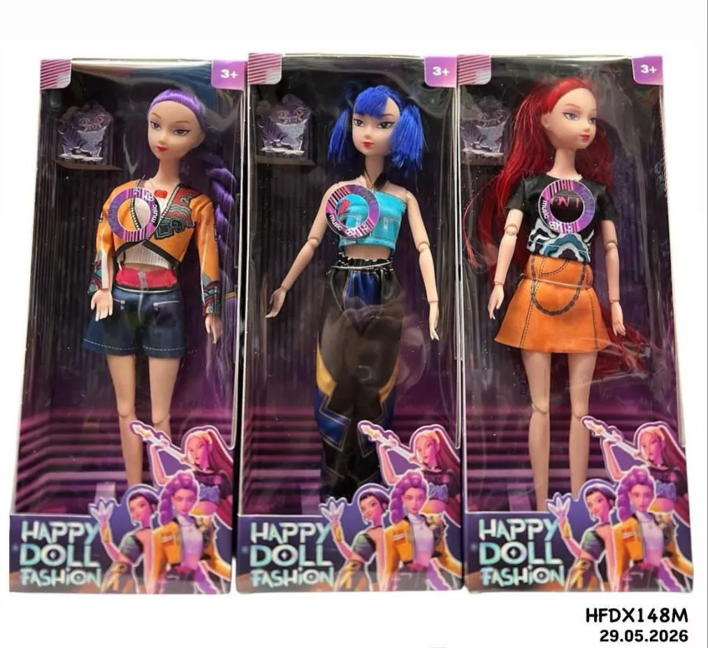 Lalka Happy Doll Fashion Mix Kolorów 28cm