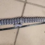 Smok 3D Srebrny Figurka 60cm