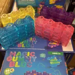 Magic Gummy Bloc Klocki Sensoryczne 40 szt. Kolorowe