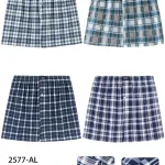 Bokserki Męskie TOM.NY Kratka Bawełniane 3XL