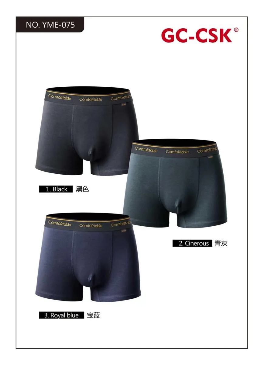 Bokserki Męskie GC-CSK Comfortable Czarne Granatowe Szare
