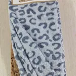 Ścierki Mikrofibra Leopard Szare 35x35cm Zestaw 3szt