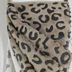 Ścierki Mikrofibra Leopard Beżowe 35x35cm