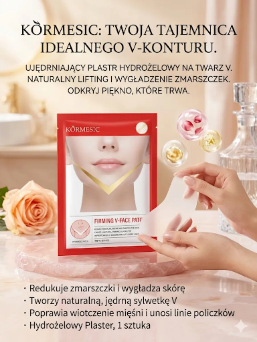KORMESIC Maska V-Line Hydrożelowa Liftingująca