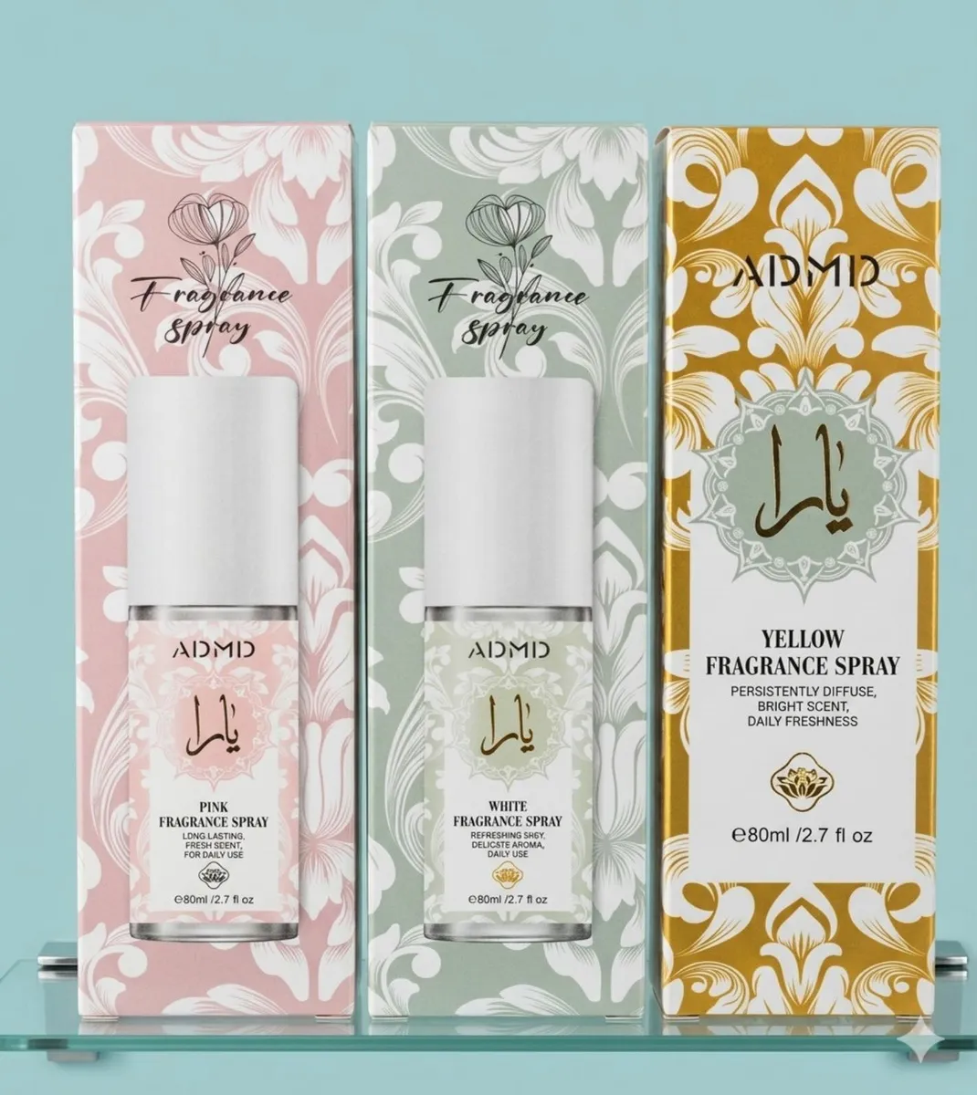 Spray do ciała ADMD Fragrance Pink 80ml lekka esencja nawilżająca