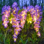 Lampa Solarna Kwiat Wisteria Fioletowa 2 szt.