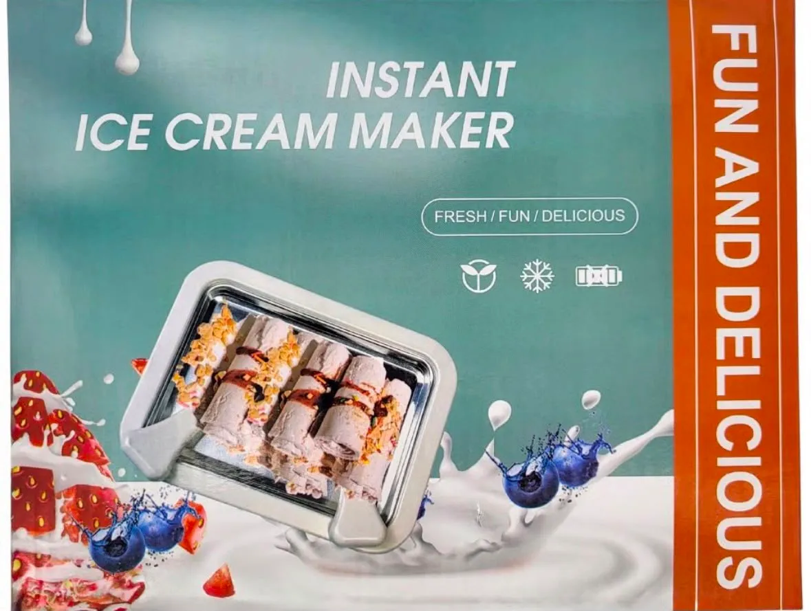 Maszyna do Lodów Rolowanych Instant Ice Cream Maker