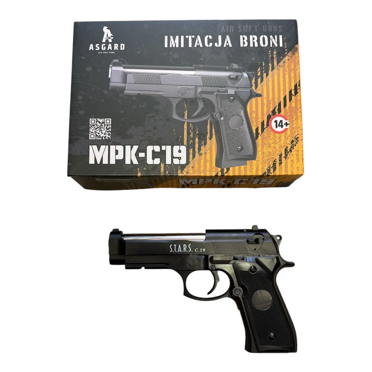 Pistolet ASG MPK-C19 S.T.A.R.S. C.19 Czarny 14+