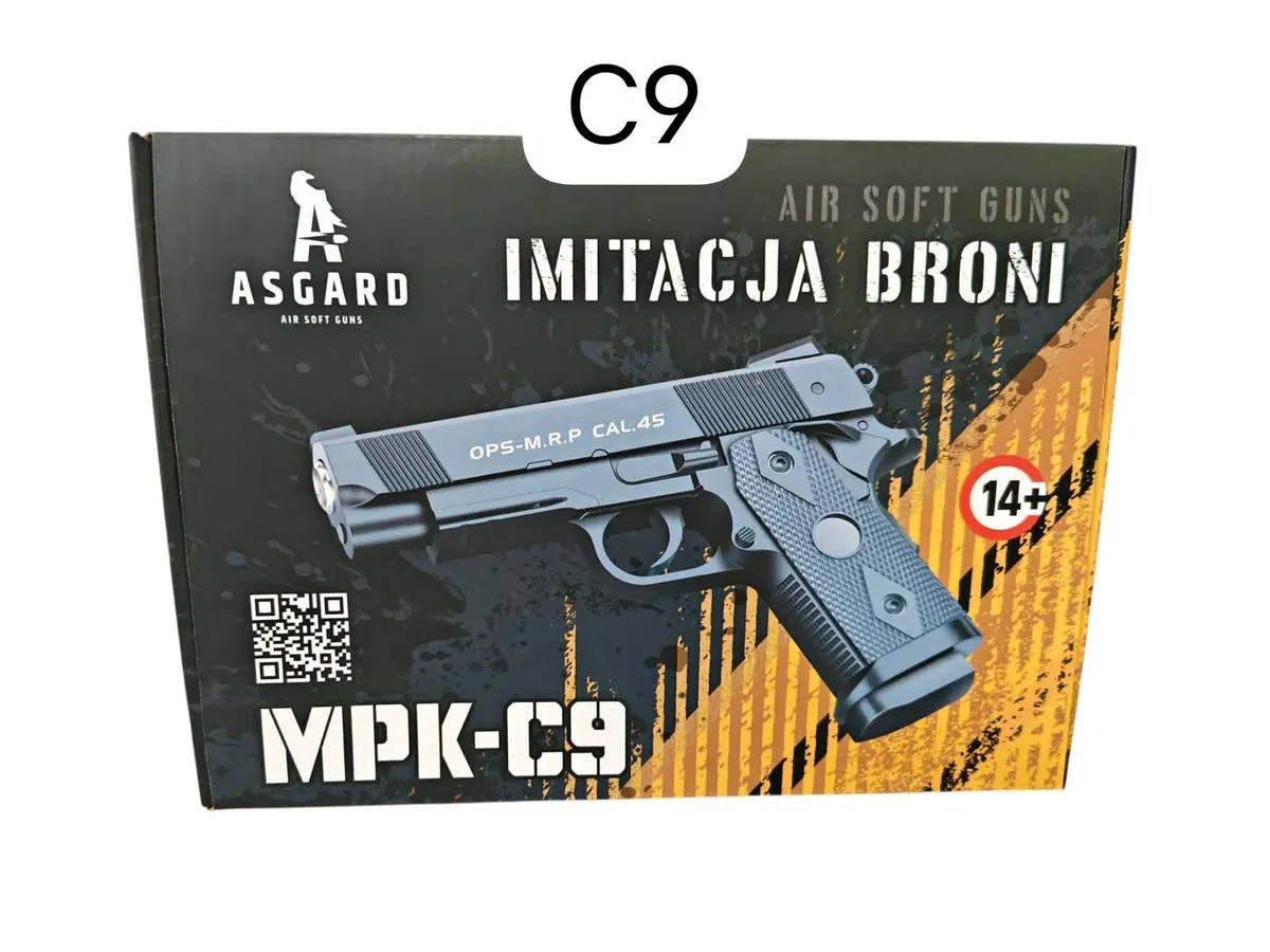 Pistolet ASG MPK-C9 Asgard Kal. 45 Imitacja Broni