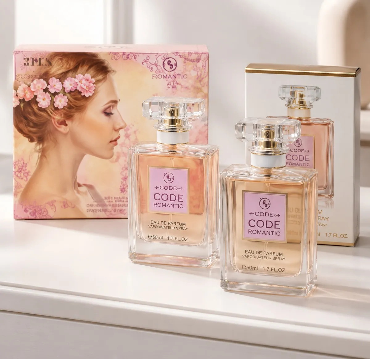 Zestaw Perfum Code Romantic 2x50ml