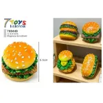 Magnes do lodówki w kształcie hamburgera 5,5 cm kolorowy