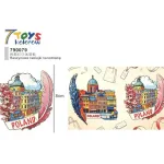 Resinowe Naklejki na Lodówkę 7Toys Kolorowe 8cm Polska