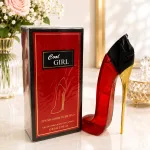Perfumy Cool Girl 85 ml flakon szpilka czerwono-czarny