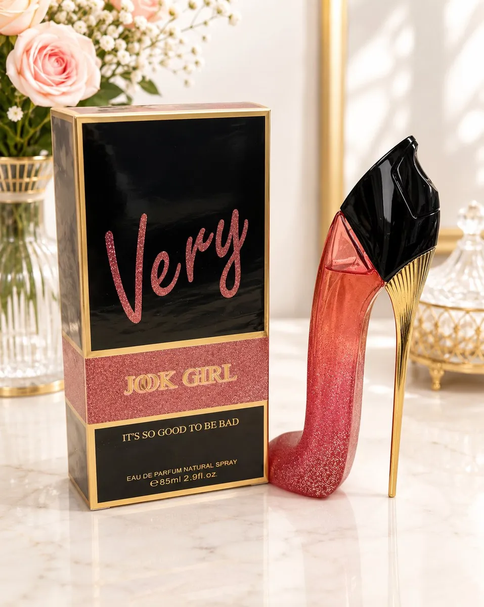 Perfumy Very Jook Girl 85 ml flakon szpilka różowo-złoty