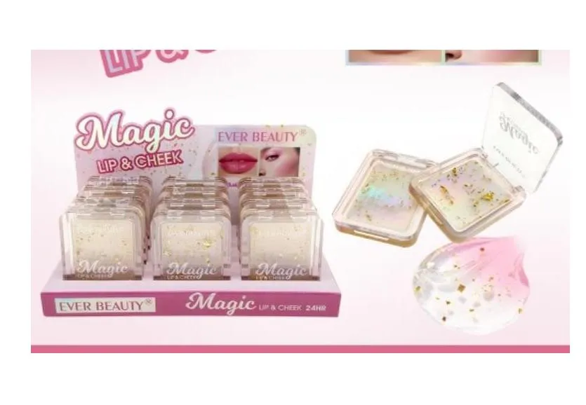 Ever Beauty Magic róż do policzków i pomadka zmieniająca kolor