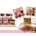 Paleta 9 kolorów do oczu Ever Beauty Rose Glam Nude