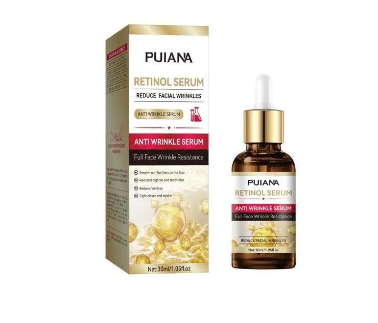 PUJIANA Retinol Serum do twarzy 30 ml przeciwzmarszczkowe