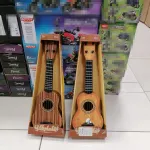 Drewniane ukulele dziecięce naturalne i ciemne drewno 55 cm