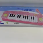 Mały różowy keyboard 25-klawiszowy z mikrofonem Little Musician