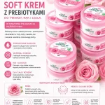 Soft Krem z Prebiotykami do Twarzy, Rąk i Ciała o Zapachu Róży WK50626