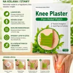 Plastry przeciwbólowe Knee Plaster na kolana i stawy 12 sztuk WK50626-