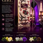 Cool Girl Perfumy Damskie 85 ml Fioletowy Flakon Szpilka WK50626-45
