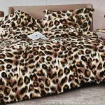 Komplet pościeli Milano 5D satyna bawełniana 160x200 panterka WK50626-