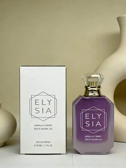Perfumy ELYSIA Vanilla Candy Rock Sugar 50ml fioletowe flakon WK50626-