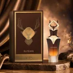 Perfumy Elysian 100ml z eleganckim flakonem i złotymi zdobieniami WK50