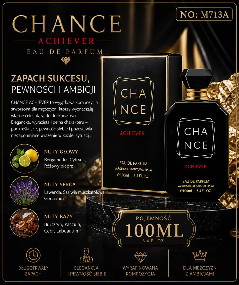 Chance Achiever Eau de Parfum 100ml dla mężczyzn WK50626-137