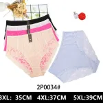 Majtki damskie koronkowe 3XL-5XL pastelowe kolory WK50626-148