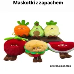 Maskotki z zapachem zestaw owocowo-warzywny pluszowe WK50626-159