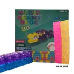 Magic Gummy Bloc kolorowe miękkie klocki 22 sztuki WK50626-162