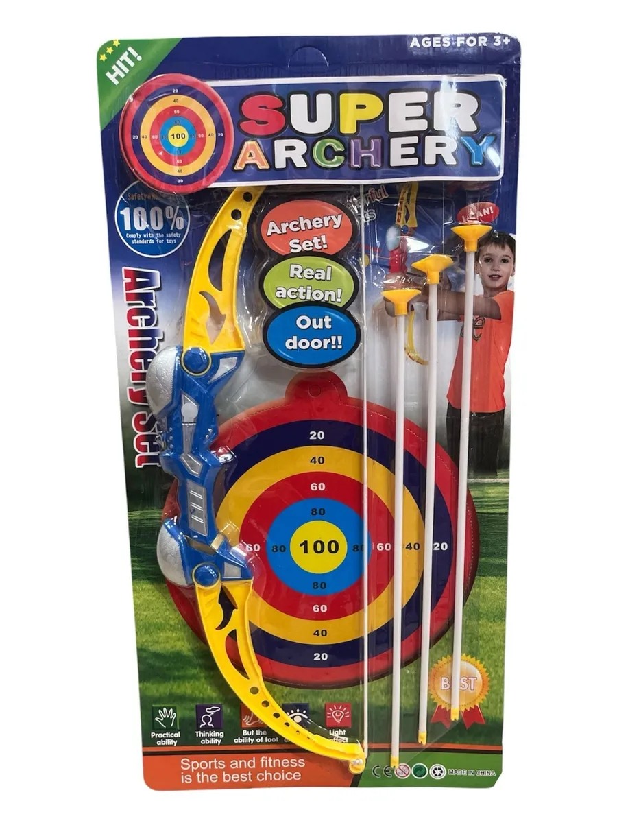 Zestaw Łuczniczy Super Archery z Tarcza i Strzałami dla Dzieci WK50626