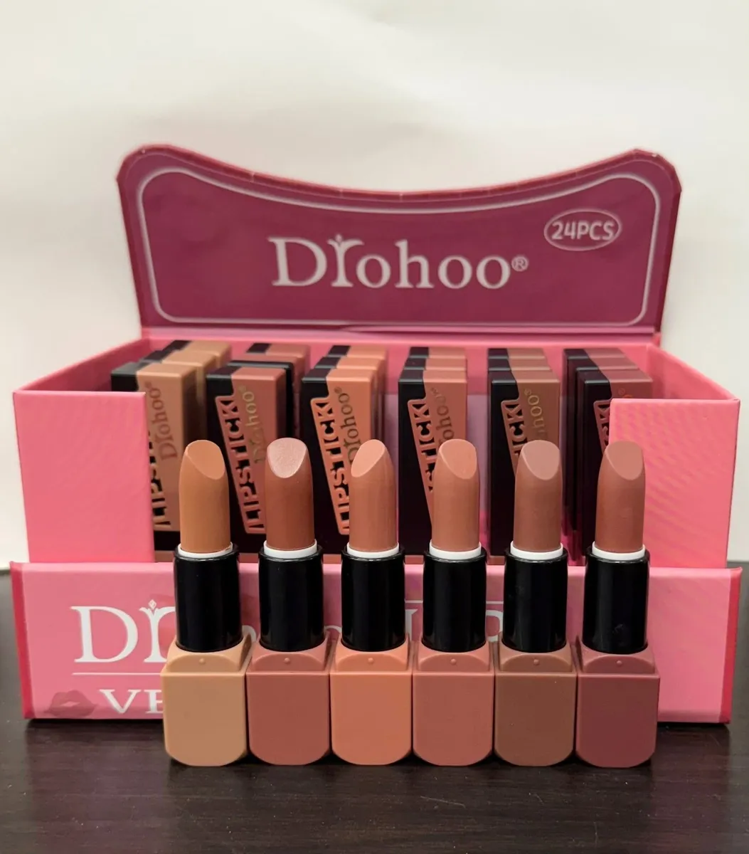 Drohoo Zestaw Pomadek Nude Mix 6 Kolorów Matowych