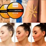 OUHOE SHINEBROWN krem wspomagający opalanie 250g