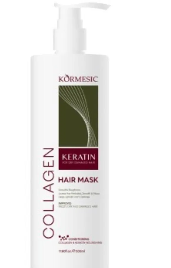 KORMESIC Maska do włosów z kolagenem i keratyną 500 ml