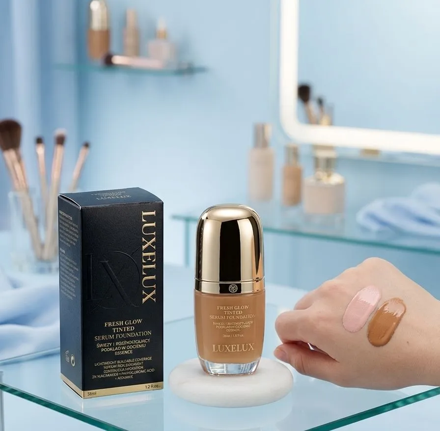 Podkład Luxelux Fresh Glow Tinted Serum Foundation 30ml nawilżający