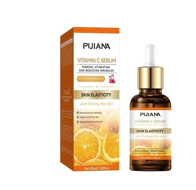 PUJIANA Serum z witaminą C 30 ml do twarzy nawilżające i ujędrniające