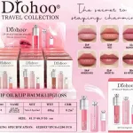 Diohoo zestaw do ust: olejek, balsam i błyszczyk w 6 kolorach