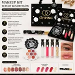 SIYIPING Makeup Kit zestaw kosmetyków z 7 cieniami i 6 błyszczykami