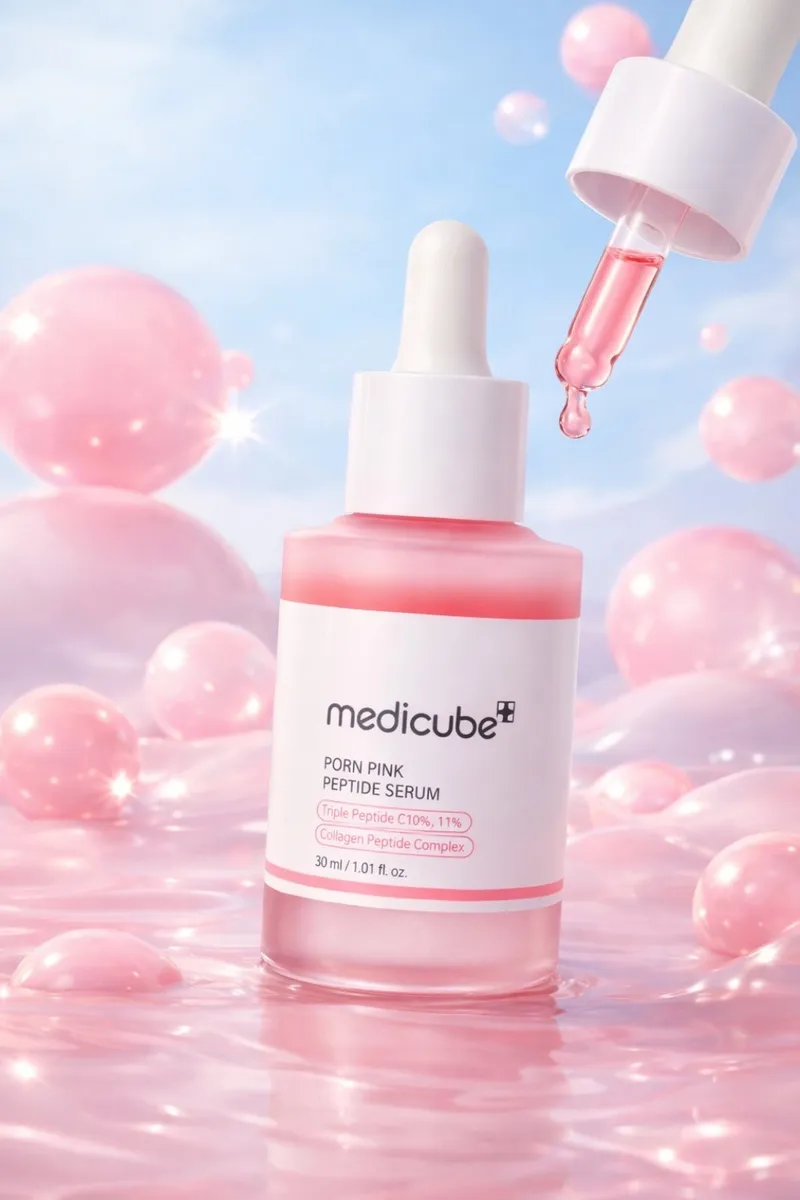 Medicube Porn Pink Peptide Serum 30 ml rozświetlające serum z peptydami