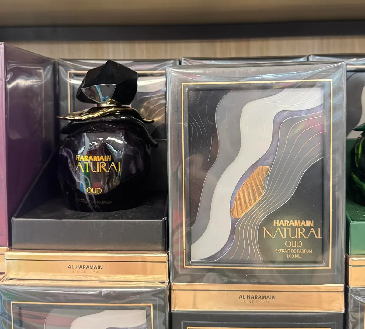 Arabskie perfumy Al Haramain Natural Oud 100 ml czarne