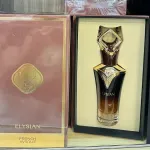 Arabskie perfumy Elysian 100 ml w eleganckim flakonie brązowo-złotym